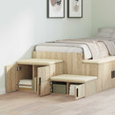 Opbevaringsskab 2 pcs Sonoma eg 103 x 41 x 40 cm