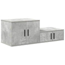 Opbevaringsskab 2 pcs Beton Grå 103 x 41 x 40 cm