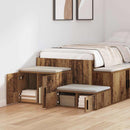 Opbevaringsskab 2 pcs Gammelt træ 103 x 41 x 40 cm