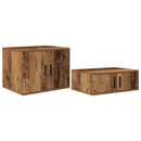 Opbevaringsskab 2 pcs Gammelt træ 103 x 41 x 40 cm