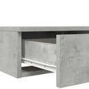 Sengeskuffer Beton Grå 100 x 36,5 x 16,5 cm Konstrueret træ