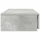 Sengeskuffer Beton Grå 100 x 36,5 x 16,5 cm Konstrueret træ