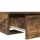 Sengeskuffer Røget eg 100 x 36,5 x 16,5 cm Konstrueret træ