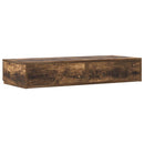 Sengeskuffer Røget eg 100 x 36,5 x 16,5 cm Konstrueret træ