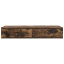 Sengeskuffer Røget eg 100 x 36,5 x 16,5 cm Konstrueret træ