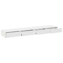 Sengeskuffer Hvid 200 x 36,5 x 16,5 cm Konstrueret træ