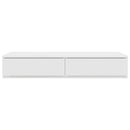 Sengeskuffer Hvid 90 x 36,5 x 16,5 cm Konstrueret træ