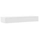 Sengeskuffer Hvid 120 x 36,5 x 16,5 cm Konstrueret træ