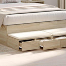 Sengeskuffer Sonoma eg 120 x 36,5 x 16,5 cm Konstrueret træ