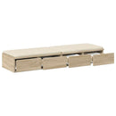 Sengeskuffer Sonoma eg 120 x 36,5 x 16,5 cm Konstrueret træ