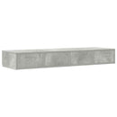 Sengeskuffer Beton Grå 120 x 36,5 x 16,5 cm Konstrueret træ