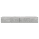 Sengeskuffer Beton Grå 120 x 36,5 x 16,5 cm Konstrueret træ
