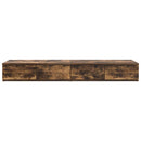 Sengeskuffer Røget eg 120 x 36,5 x 16,5 cm Konstrueret træ