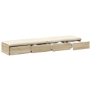 Sengeskuffer Sonoma eg 140 x 36,5 x 16,5 cm Konstrueret træ