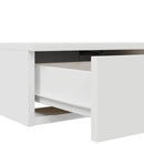 Sengeskuffer Hvid 150 x 36,5 x 16,5 cm Konstrueret træ