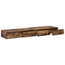 Sengeskuffer Røget eg 150 x 36,5 x 16,5 cm Konstrueret træ