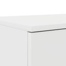 Sengeskuffer Hvid 75 x 36,5 x 16,5 cm Konstrueret træ