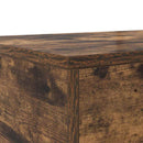 Sengeskuffer Røget eg 75 x 36,5 x 16,5 cm Konstrueret træ