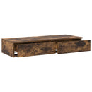 Sengeskuffer Røget eg 75 x 36,5 x 16,5 cm Konstrueret træ