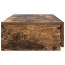Sengeskuffer Røget eg 75 x 36,5 x 16,5 cm Konstrueret træ