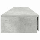 Sengeskuffer Beton Grå 180 x 36,5 x 16,5 cm Konstrueret træ