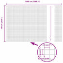 Svejset Trådhegn 5000 x 100 cm Grå