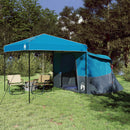 Camping Telt Sæt med tag 2 pcs Blå Taffeta og Stof
