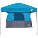 Camping Telt Sæt med tag 2 pcs Blå Taffeta og Stof