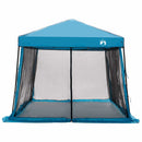 Camping Telt Sæt med tag 2 pcs Blå Taffeta og Stof