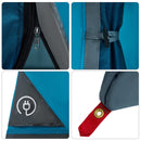 Camping Telt Sæt med tag 2 pcs Blå Taffeta og Stof