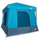 Camping Telt Sæt med tag 2 pcs Blå Taffeta og Stof