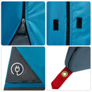Camping Telt Sæt med tag 2 pcs Blå Taffeta og Stof