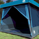 Camping Telt Sæt med tag 2 pcs Blå Taffeta og Stof
