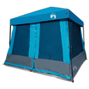 Camping Telt Sæt med tag 2 pcs Blå Taffeta og Stof