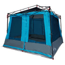 Camping Telt Sæt med tag 2 pcs Blå Taffeta og Stof