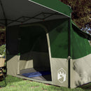 Camping Telt Sæt med tag 2 pcs Grøn Taffeta og Stof
