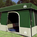 Camping Telt Sæt 2 stk. 6 personer Grøn Taffeta og Stof