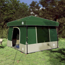 Camping Telt Sæt 2 stk. 6 personer Grøn Taffeta og Stof
