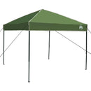 Camping Telt Sæt 2 stk. 6 personer Grøn Taffeta og Stof
