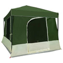 Camping Telt Sæt 2 stk. 6 personer Grøn Taffeta og Stof
