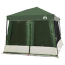 Camping Telt Sæt 2 stk. 5 personer Grøn Taffeta og Stof