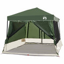 Camping Telt Sæt med tag 2 pcs Grøn Taffeta og Stof
