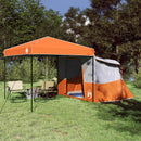 Camping Telt Sæt med tag 2 pcs Orange Taffeta og Stof