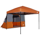 Camping Telt Sæt med tag 2 pcs Orange Taffeta og Stof