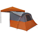 Camping Telt Sæt med tag 2 pcs Orange Taffeta og Stof