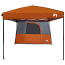 Camping Telt Sæt med tag 2 pcs Orange Taffeta og Stof