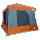 Camping Telt Sæt med tag 2 pcs Grå og orange Taffeta og Stof