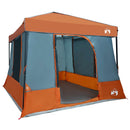 Camping Telt Sæt med tag 2 pcs Grå og orange Taffeta og Stof
