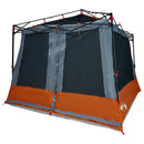 Camping Telt Sæt med tag 2 pcs Grå og orange Taffeta og Stof