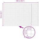 Euro Hejn Grøn 1,2 x 10 m PVC-belagt jern